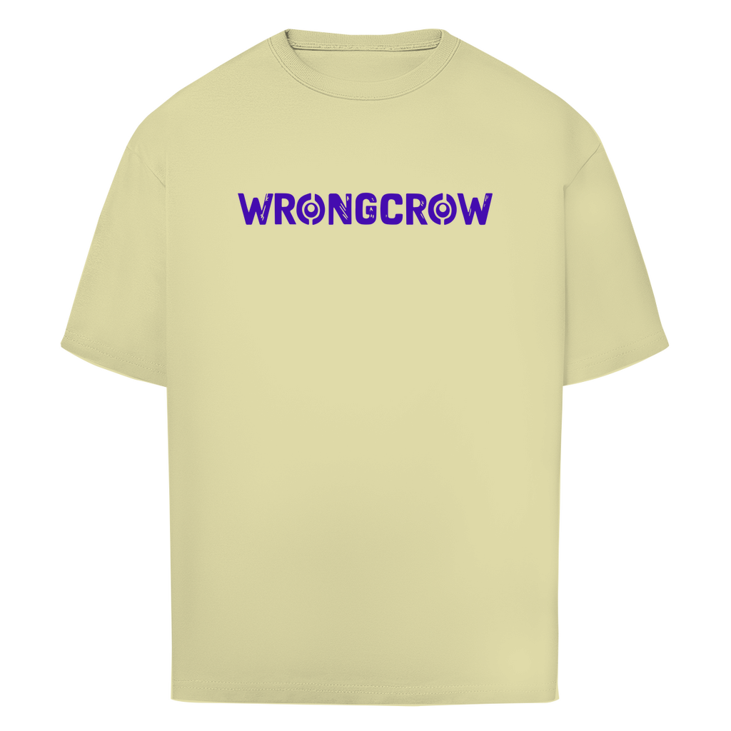 Oversize T-Shirt Wrongcrow - Soft Yellow / S - Clothes