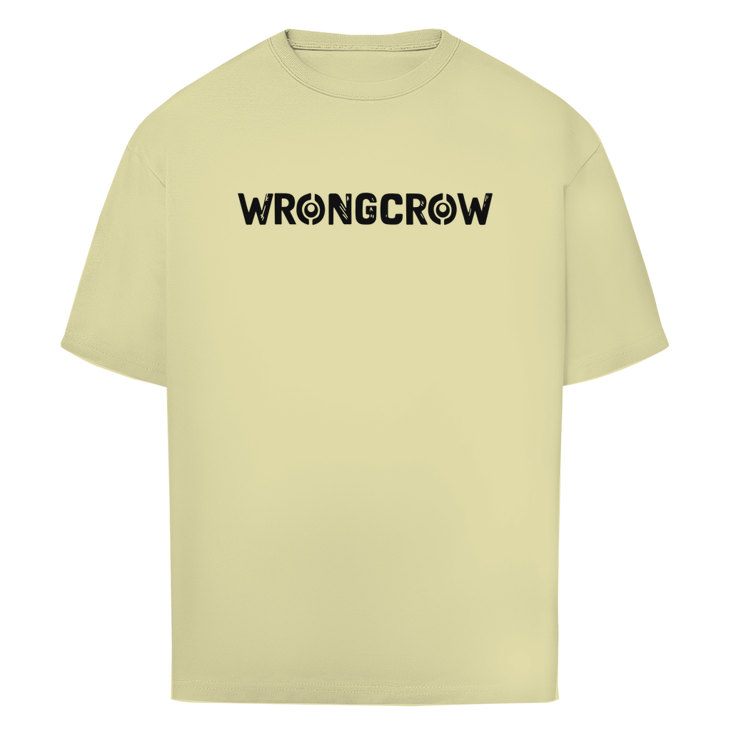 Oversize T-Shirt Wrongcrow - Soft Yellow / S - Clothes