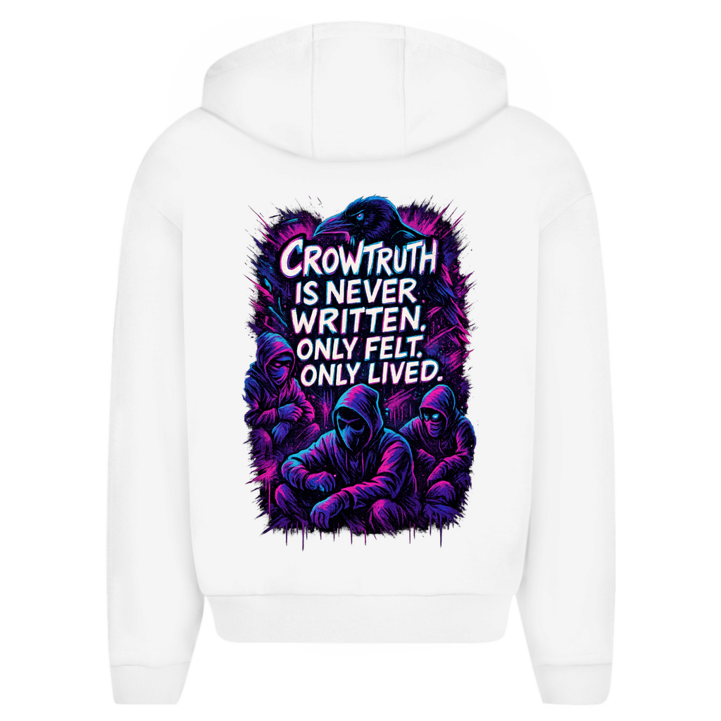 Oversize Zipper Crowtruth - Clothes