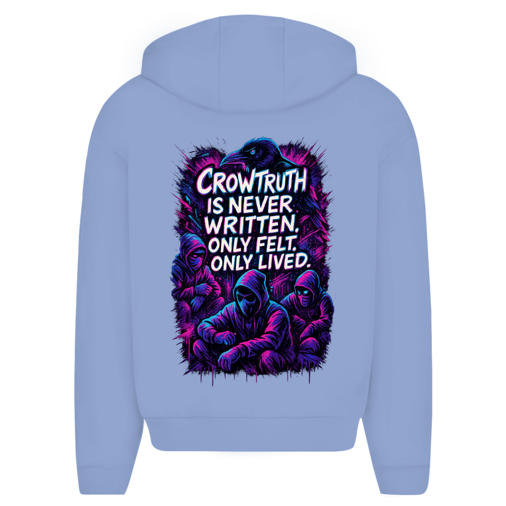 Oversize Zipper Crowtruth - Clothes