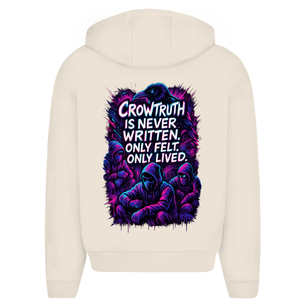 Oversize Zipper Crowtruth - Clothes