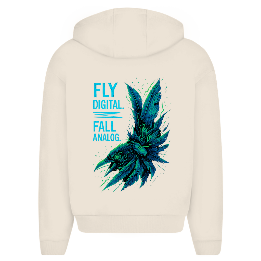 Oversize Zipper Fly Digital - Clothes