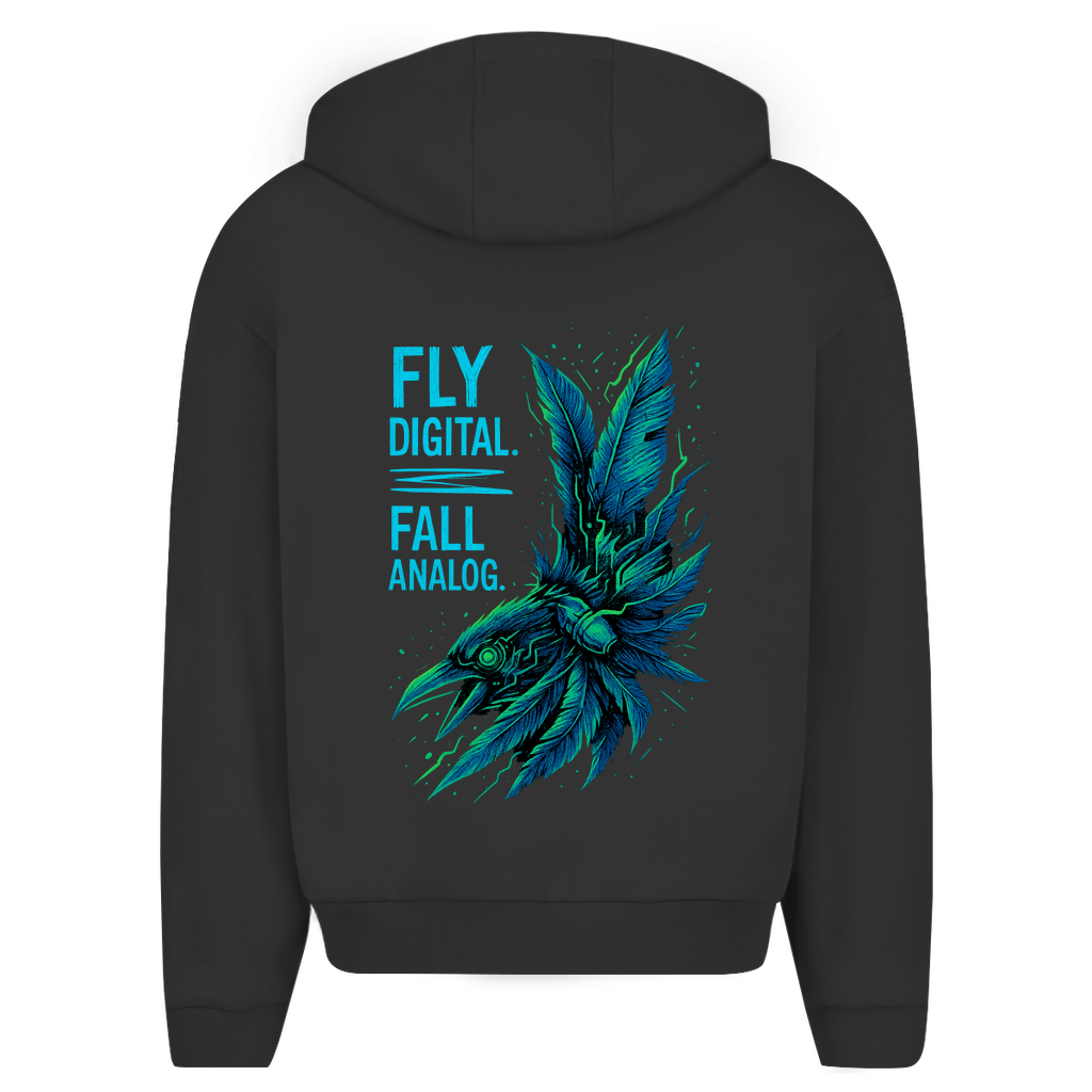 Oversize Zipper Fly Digital - Clothes