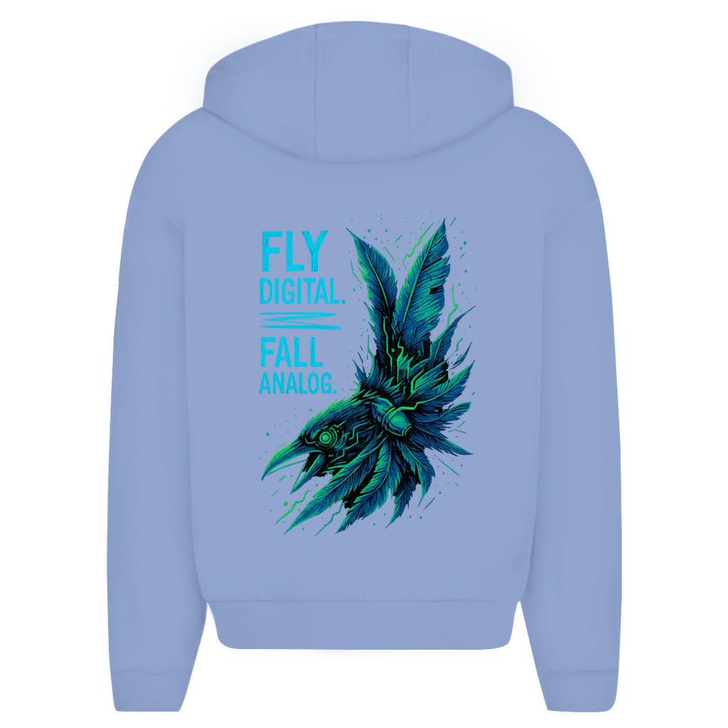 Oversize Zipper Fly Digital - Clothes