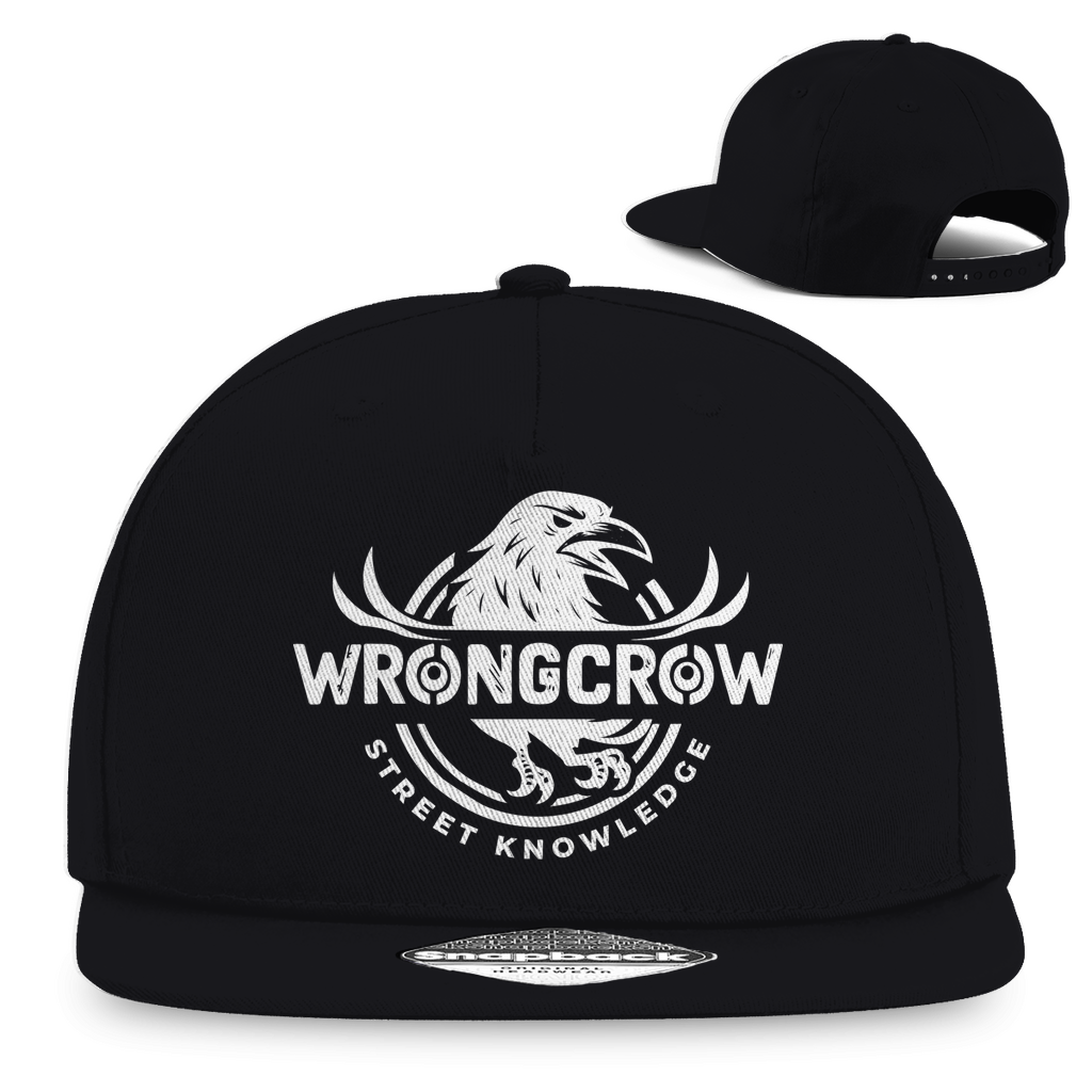 Snapback Rapper Cap Wrongcrow - Black - Accessories