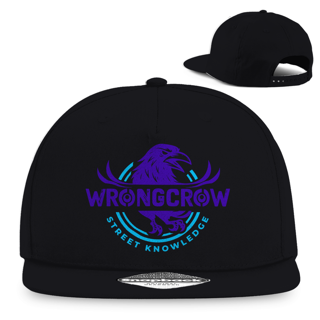 Snapback Rapper Cap Wrongcrow - Black - Accessories