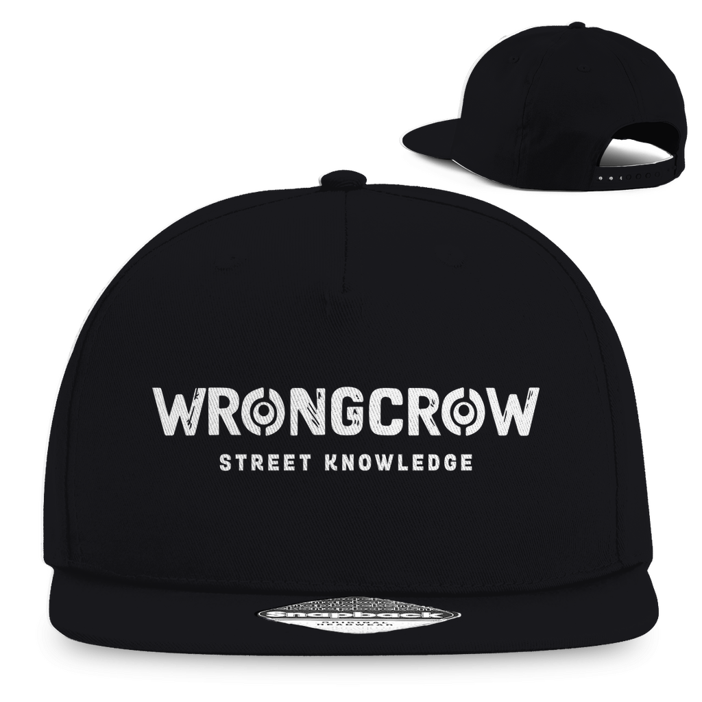 Snapback Rapper Cap Wrongcrow - Black - Accessories