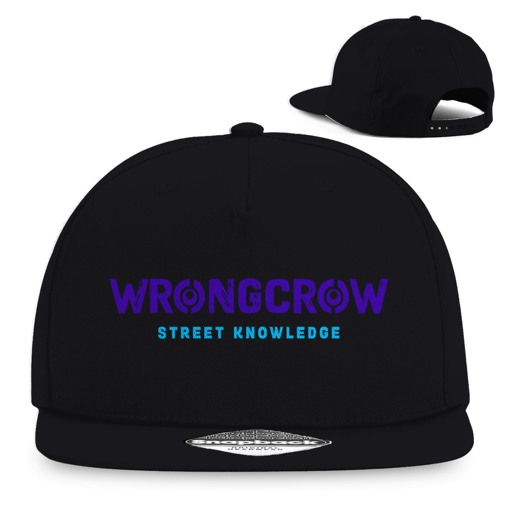 Snapback Rapper Cap Wrongcrow - Black - Accessories