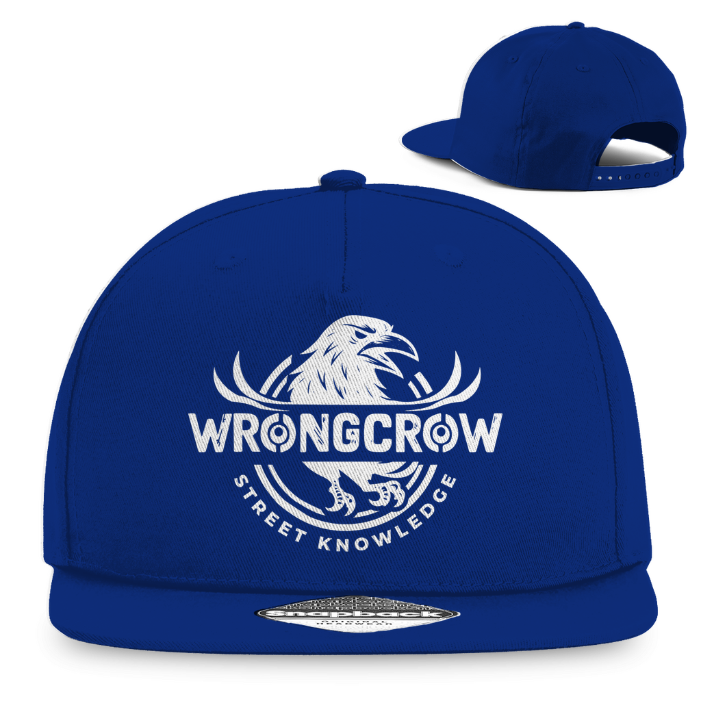 Snapback Rapper Cap Wrongcrow - Bright Royal - Accessories