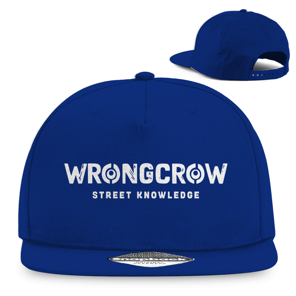 Snapback Rapper Cap Wrongcrow - Bright Royal - Accessories