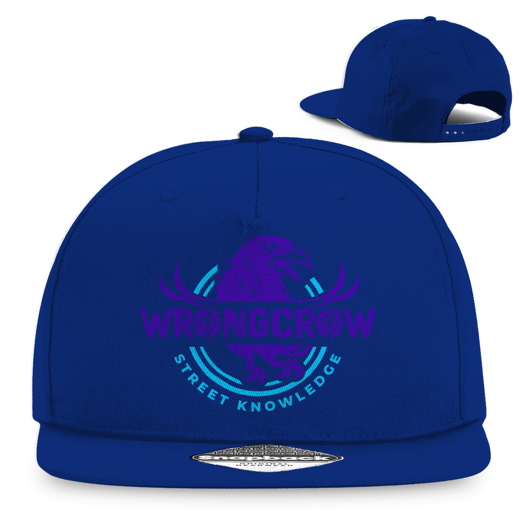 Snapback Rapper Cap Wrongcrow - Bright Royal - Accessories