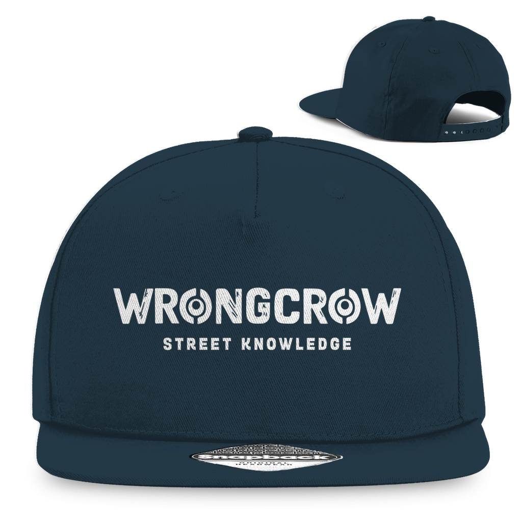 Snapback Rapper Cap Wrongcrow - French Navy - Accessories