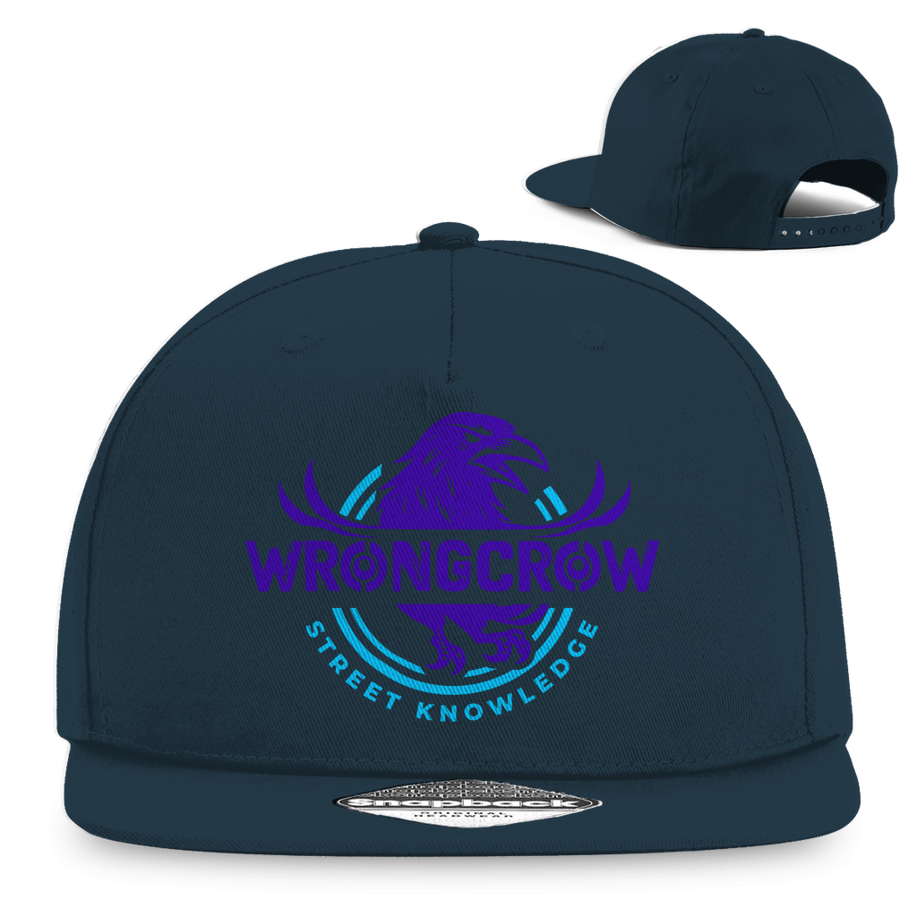 Snapback Rapper Cap Wrongcrow - French Navy - Accessories