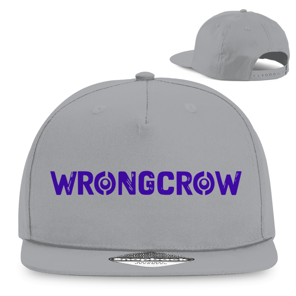 Snapback Rapper Cap Wrongcrow - Light Grey - Accessories