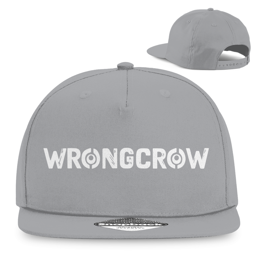 Snapback Rapper Cap Wrongcrow - Light Grey - Accessories