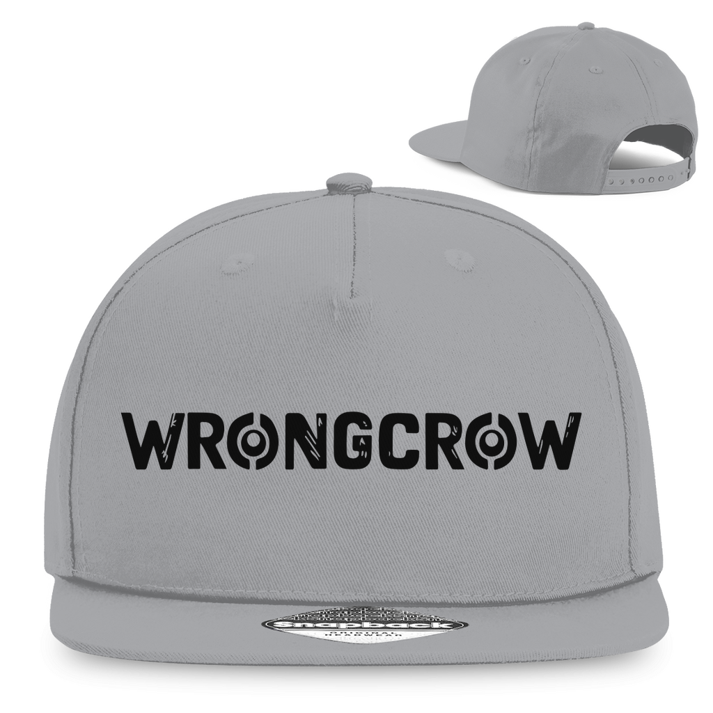 Snapback Rapper Cap Wrongcrow - Light Grey - Accessories
