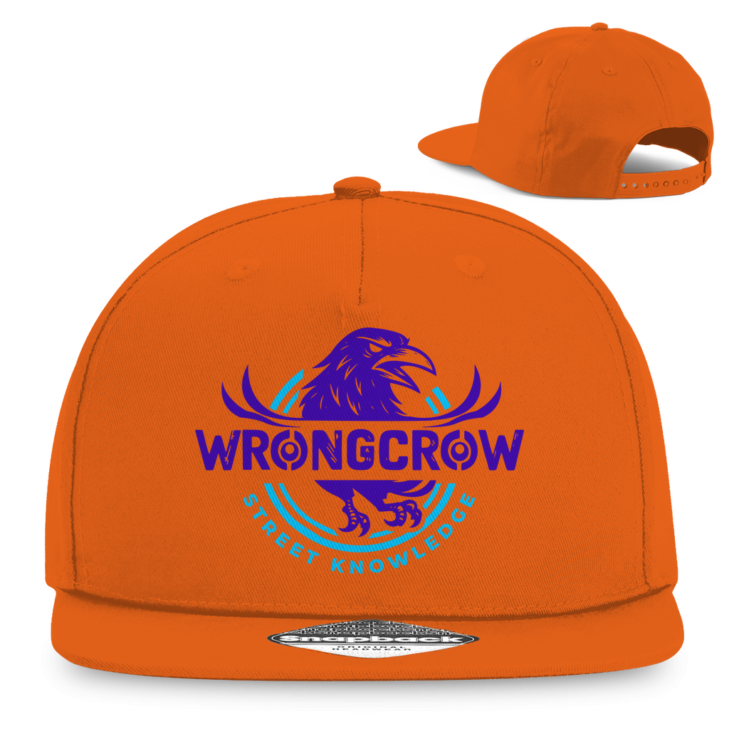 Snapback Rapper Cap Wrongcrow - Orange - Accessories