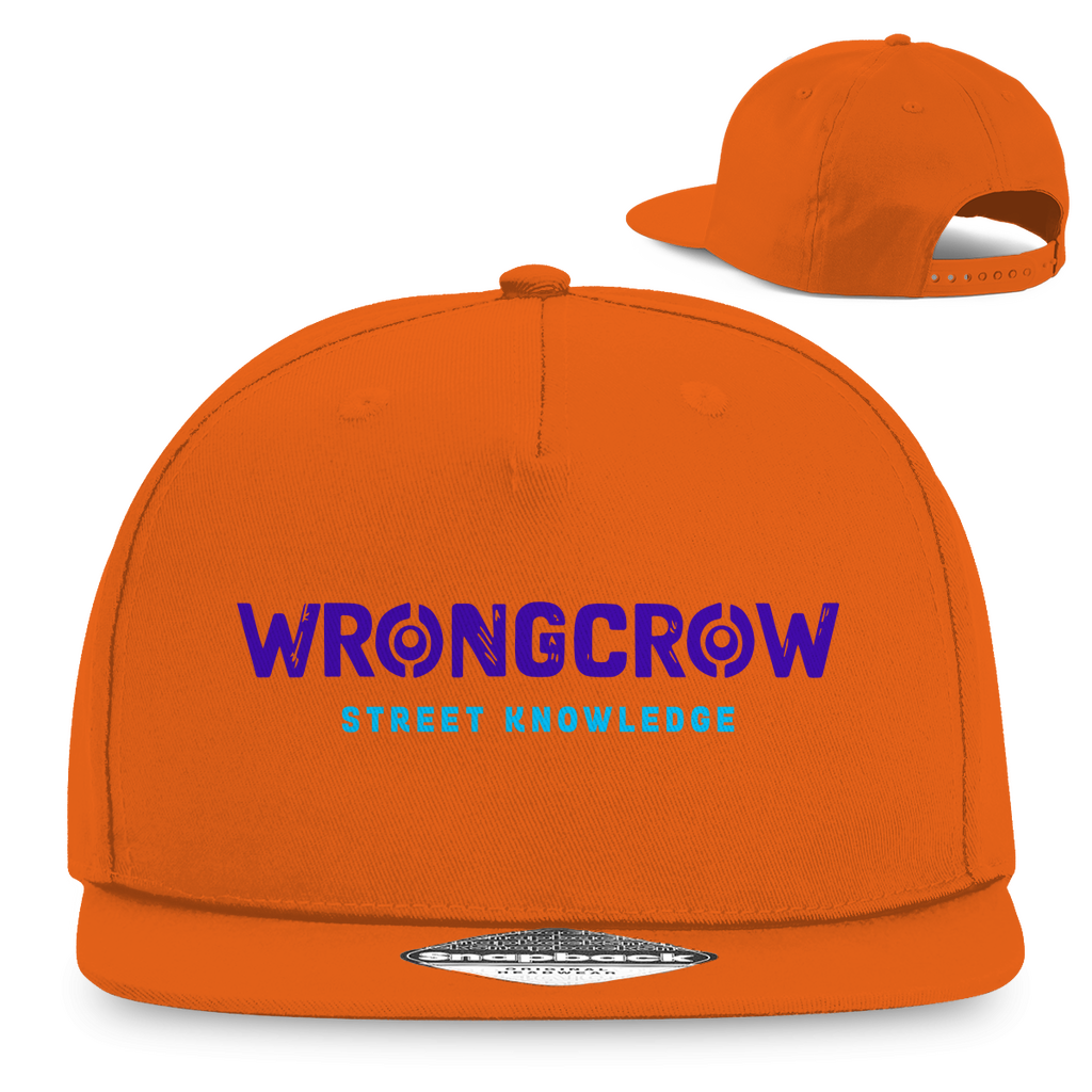 Snapback Rapper Cap Wrongcrow - Orange - Accessories