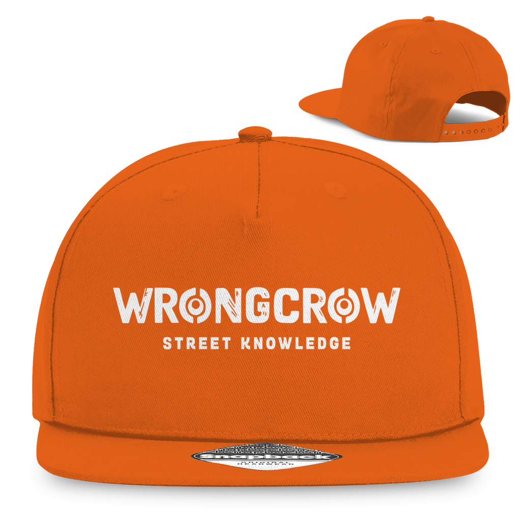 Snapback Rapper Cap Wrongcrow - Orange - Accessories