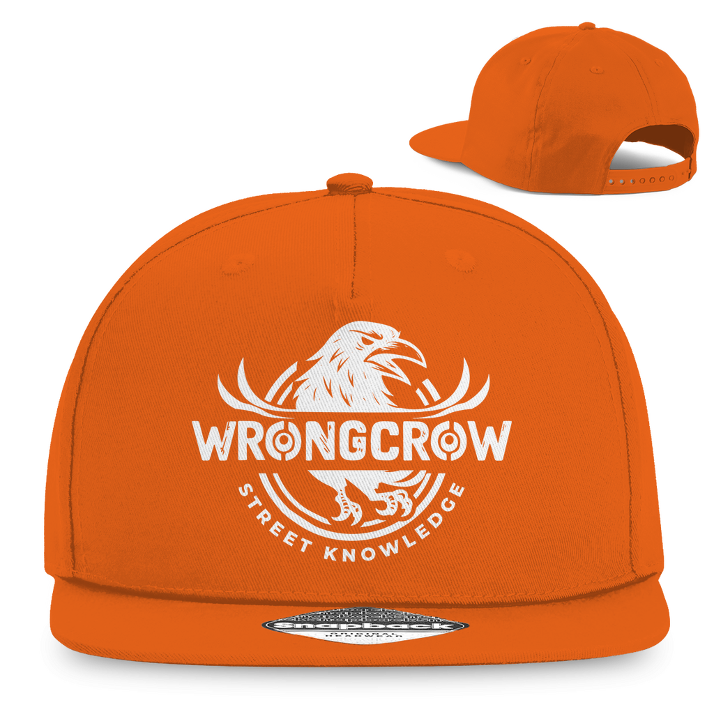Snapback Rapper Cap Wrongcrow - Orange - Accessories