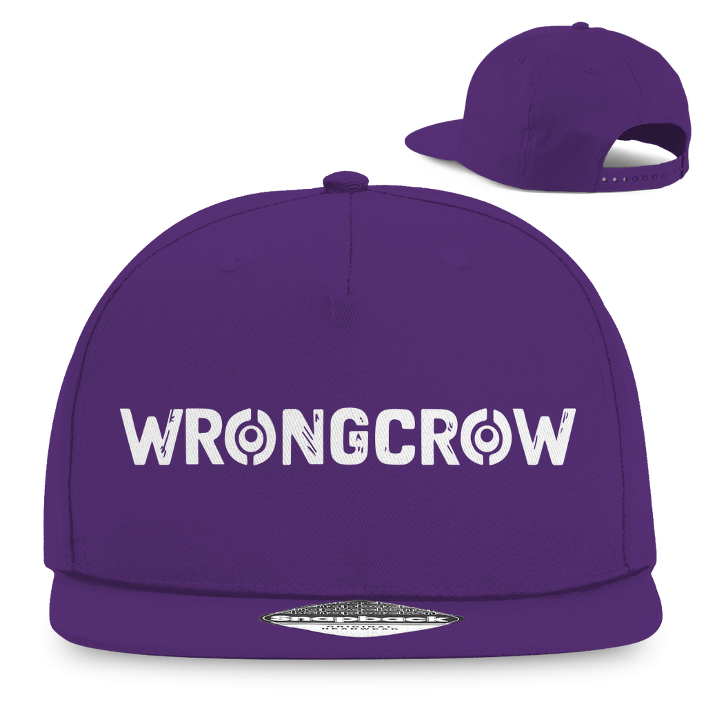 Snapback Rapper Cap Wrongcrow - Purple - Accessories