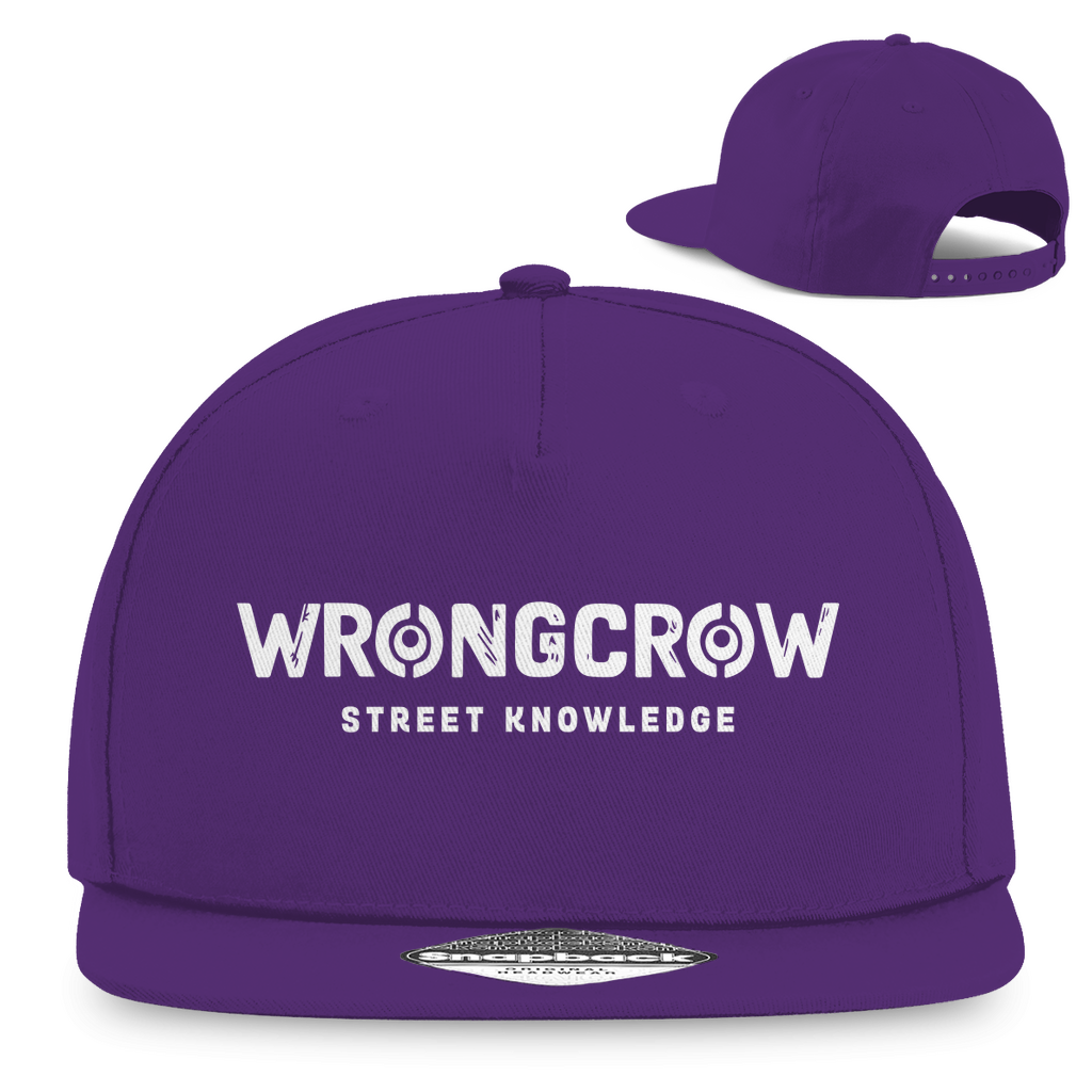 Snapback Rapper Cap Wrongcrow - Purple - Accessories