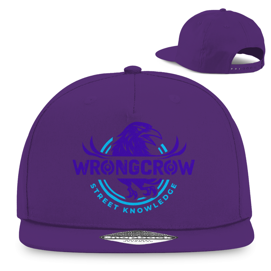 Snapback Rapper Cap Wrongcrow - Purple - Accessories
