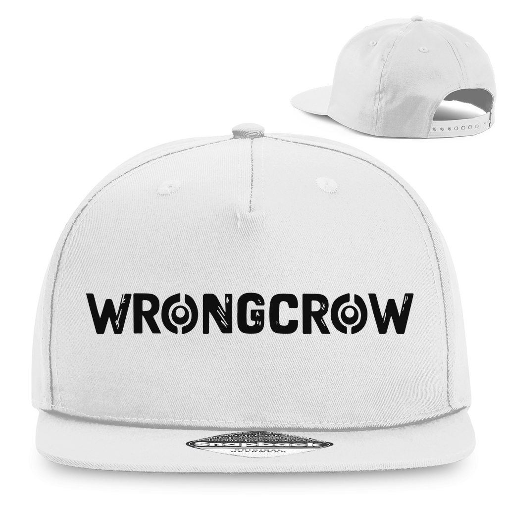 Snapback Rapper Cap Wrongcrow - White - Accessories