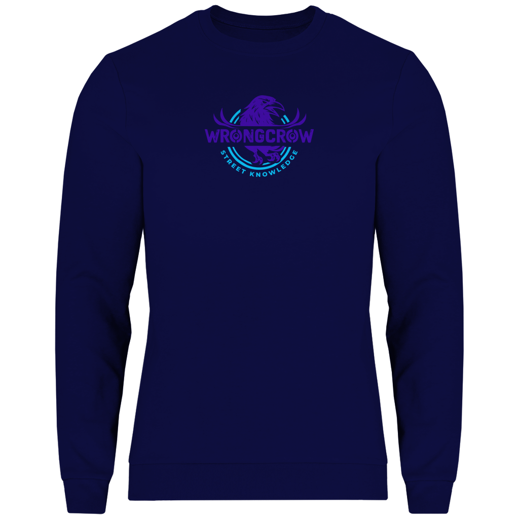 Sweatshirt Wrongcrow - Navy Blue / XS - Clothes