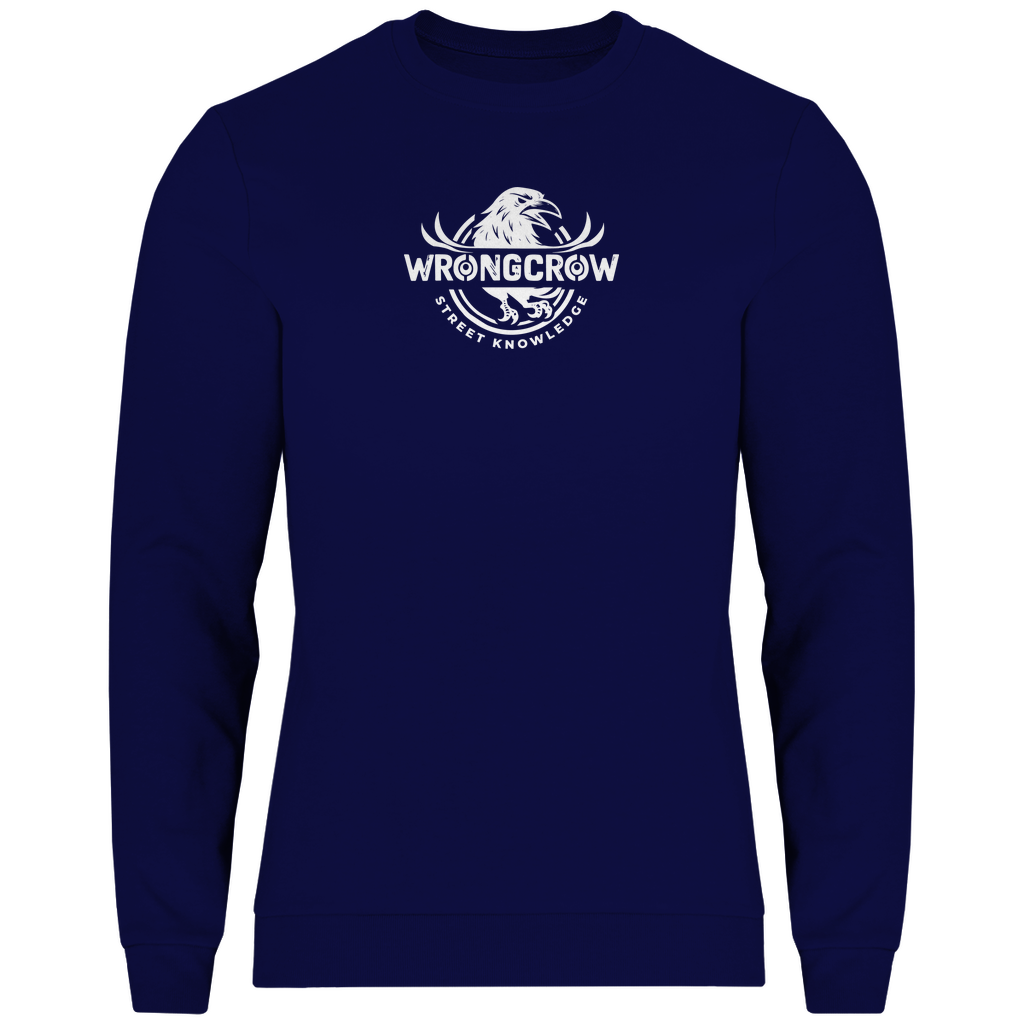 Sweatshirt Wrongcrow - Navy Blue / XS - Clothes