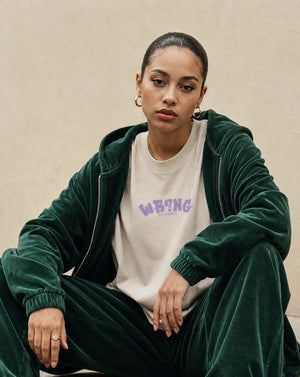 Black_Wrong_By_Choice_Tee_in_Green_Jogger_Woman2