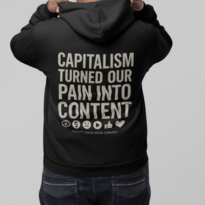 Capitalism Hoodie Oversize Wrongcrow
