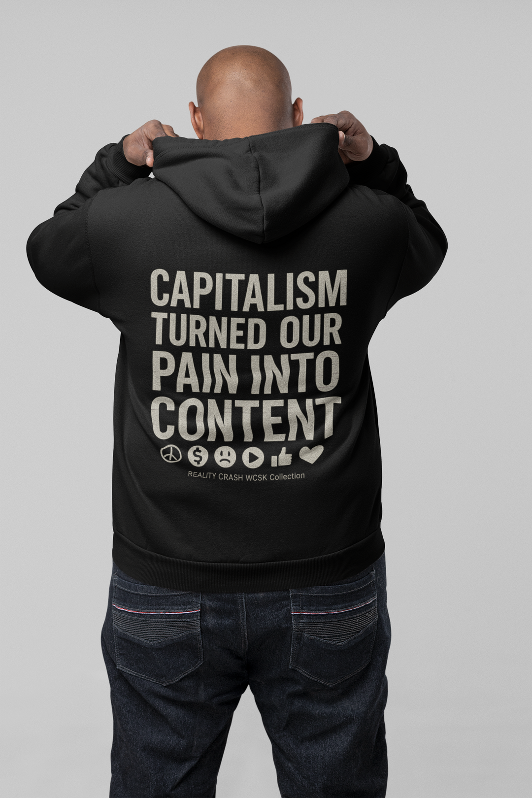 Capitalism Hoodie Oversize Wrongcrow