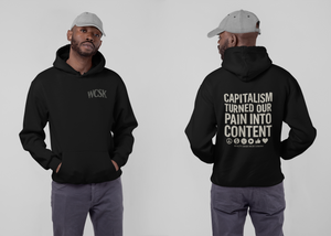 Capitalism Hoodie Oversize Wrongcrow