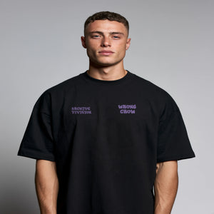 FILE01 Black Tee Frontansicht