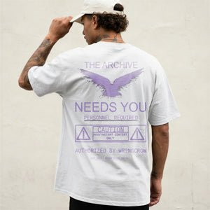 WR?NGCROW THE ARCHIVE | Ultra Heavy Cotton Box Tee – 300 GSM