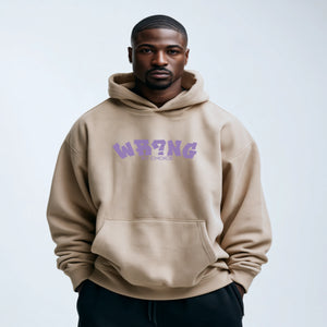 WR?NG BY CHOICE UNIFORM | Ultra Heavy Oversized Hoodie – 500 GSM