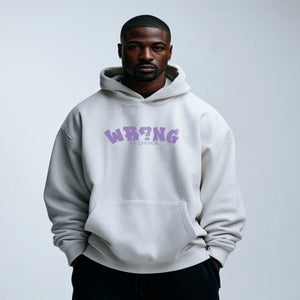 WR?NG BY CHOICE UNIFORM | Ultra Heavy Oversized Hoodie – 500 GSM