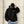 Wrong By Choice Chest Print Oversize Hoodie Black 500 GSM