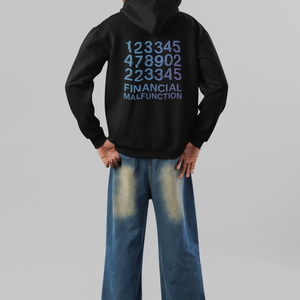 Financial Malfunction Streetwear Oversized Hoodie