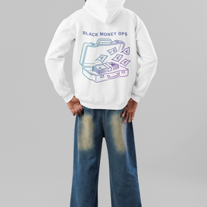 Black Money Ops Streetwear Oversized Hoodie