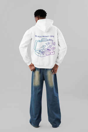 Black Money Ops Streetwear Oversized Hoodie