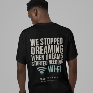 Stopped Dreaming Tee Oversize Streetwear Wrongcrow 