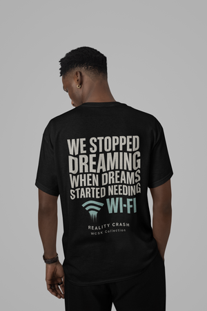 Stopped Dreaming Tee Oversize Streetwear Wrongcrow 