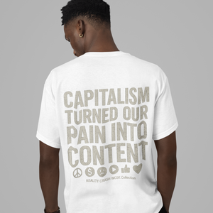 Capitalism Tee Oversize Streetwear Wrongcrow 