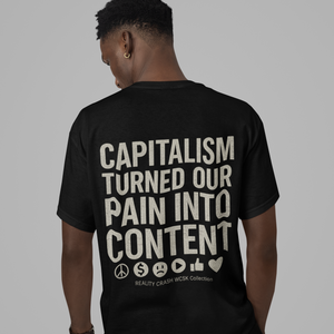 Capitalism Tee Oversize Streetwear Wrongcrow 