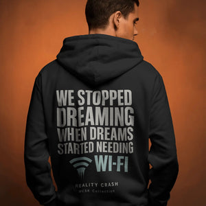 Stopped Dreaming Oversize Hoodie Streetwear Wrongcrow