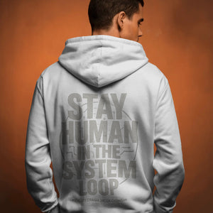 Stay Human Oversize Hoodie Wrongcrow