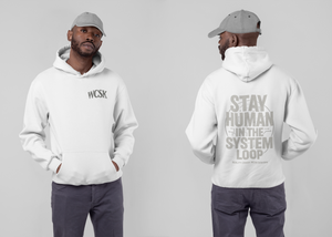 Stay Human Oversize Hoodie Wrongcrow