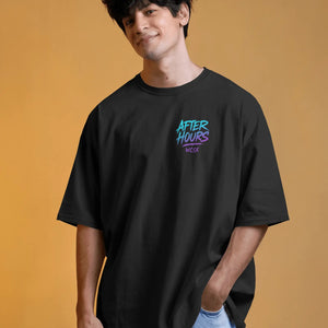 After Hours Chestprint Streetwear Oversized Tee
